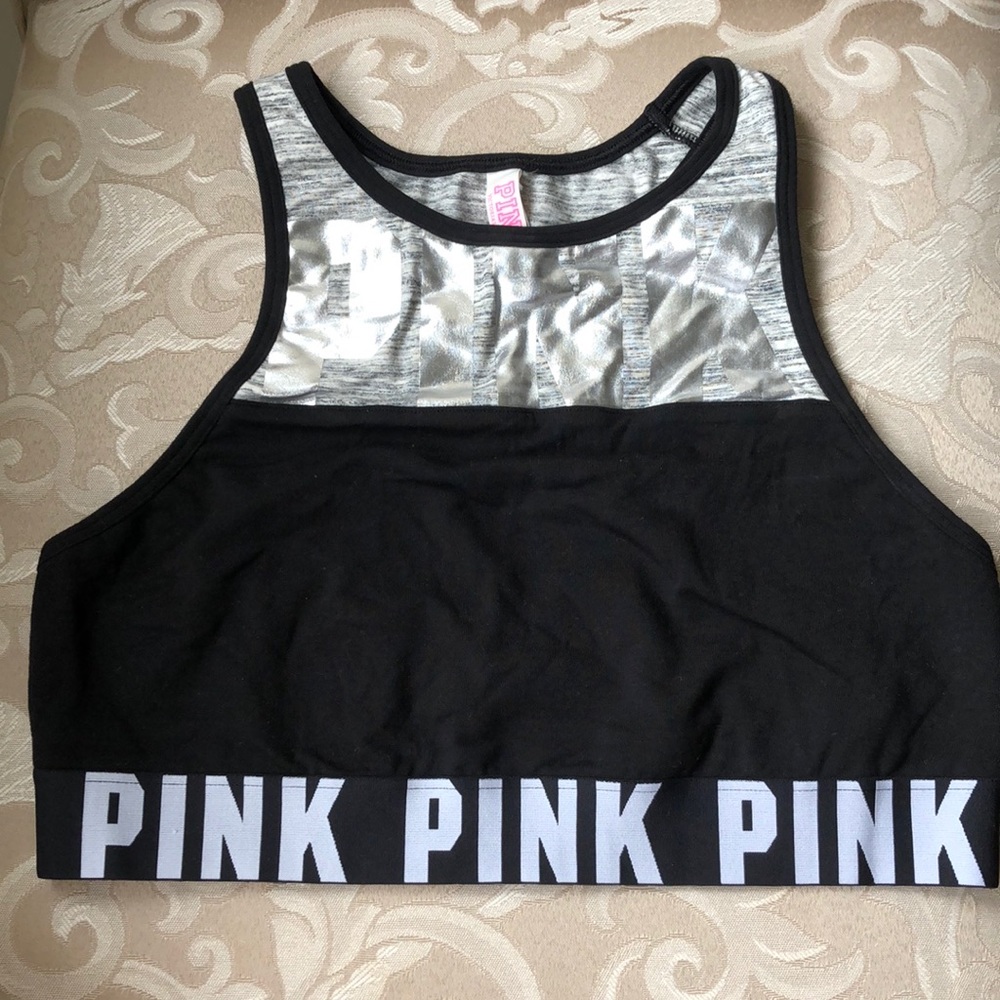 VS Pink Unlined Racerback Sports Bra